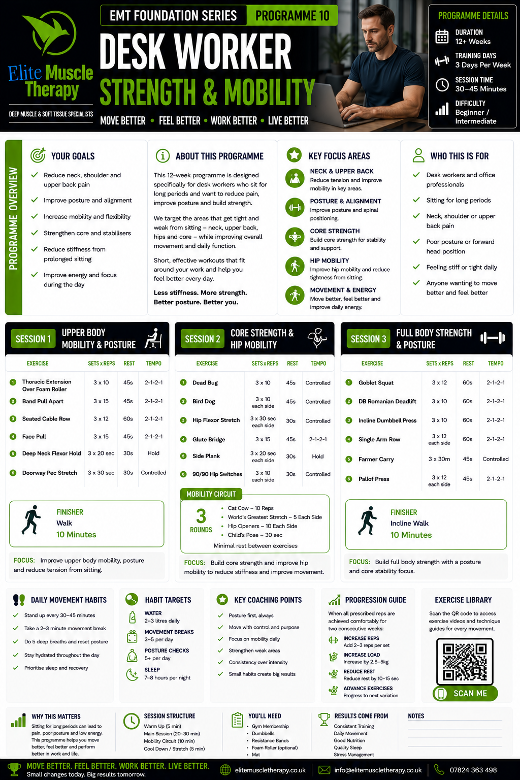 Desk Worker Strength & Mobility